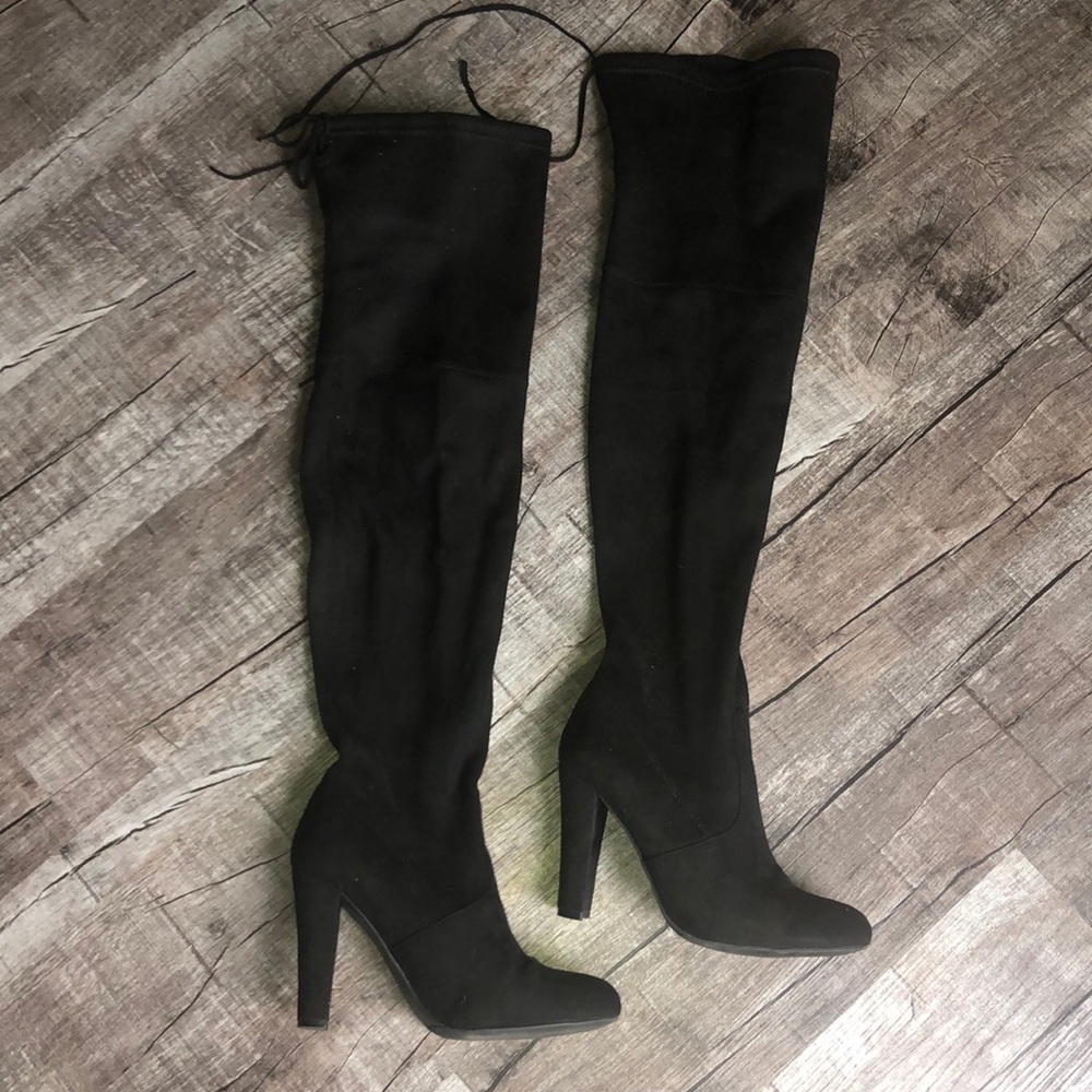 Steve Madden OTK Black boot size 7.5